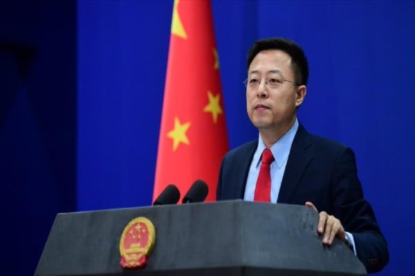 Zhao Lijian, vocero del Ministerio de Relaciones Exteriores.
