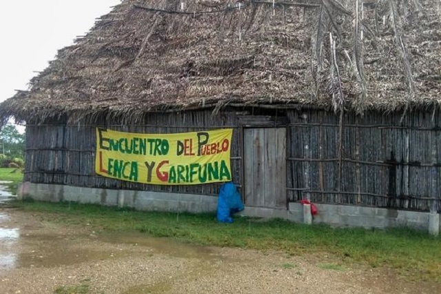 En este lugar se realizó encuentro de los pueblos Lenca y Garífuna de Honduras
