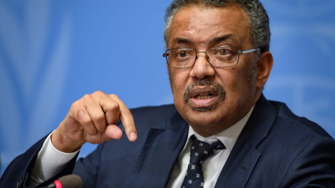 Tedros Adhanom Ghebreyesus, director general de la Organización Mundial de la Salud (OMS)