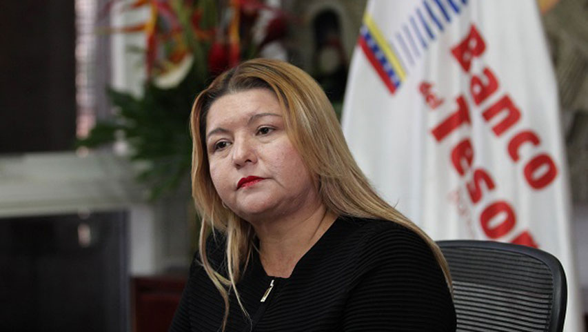 Eneida Laya Lugo,  ministra para el Comercio