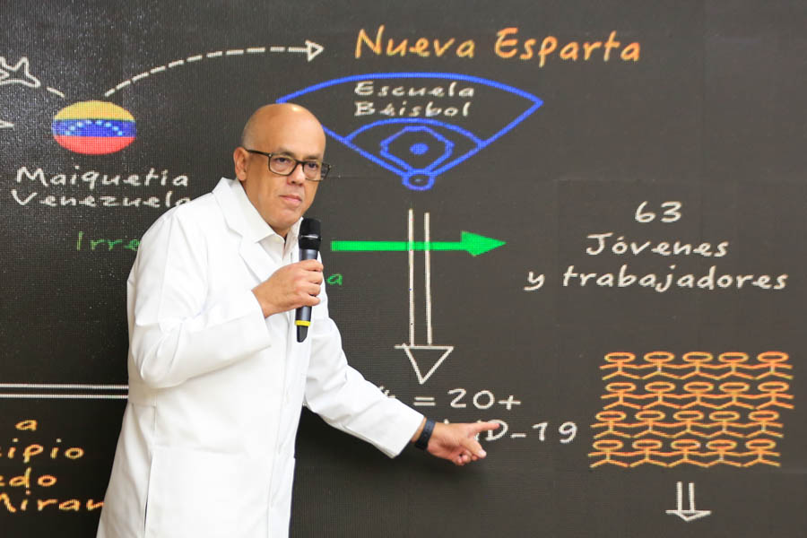 El vicepresidente sectorial de Comunicación, Cultura y Turismo, Jorge Rodríguez informó sobre nuevos casos de coronavirus Covid-19 en Venezuela.