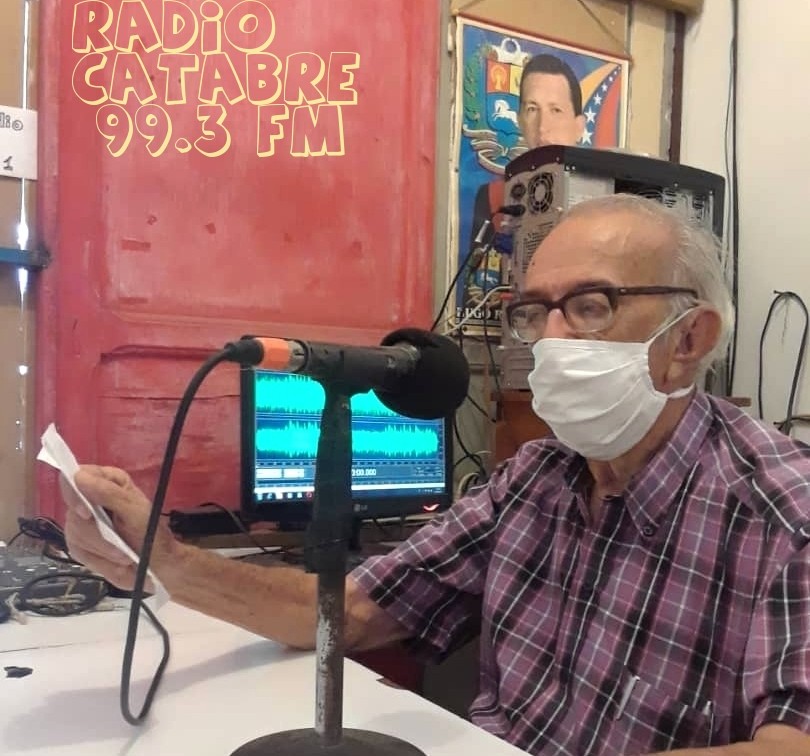 "Catire" Parra, productor agropecuario y conductor de Programa en la Radio Comunitaria Catabre 99.3 FM