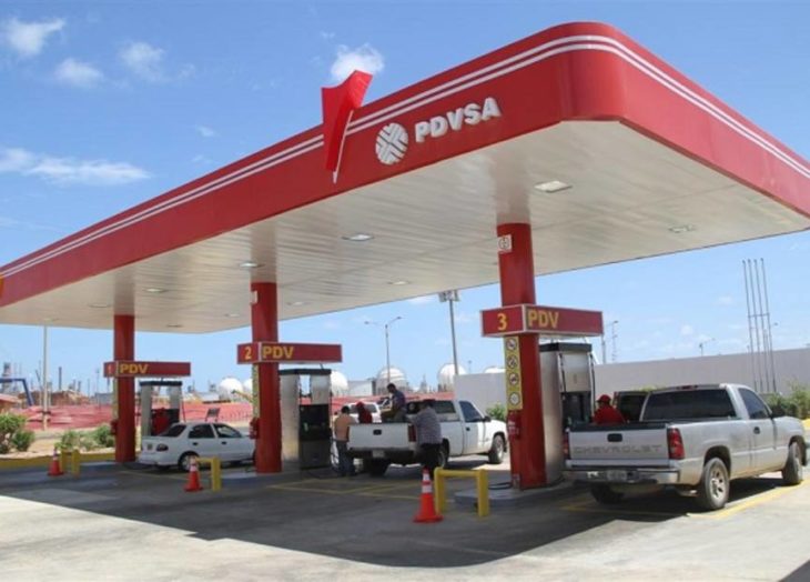 Estación de gasolina en Venezuela