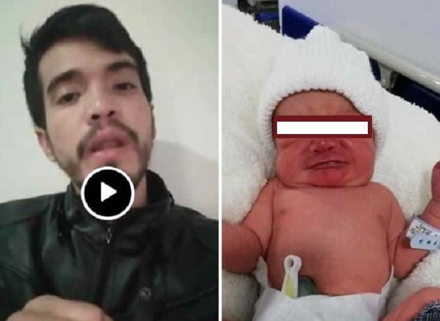 Padre de bebé venezolano nacido en hospital colombiano, al que no dejan ver ni entregan desde hace más de una semana