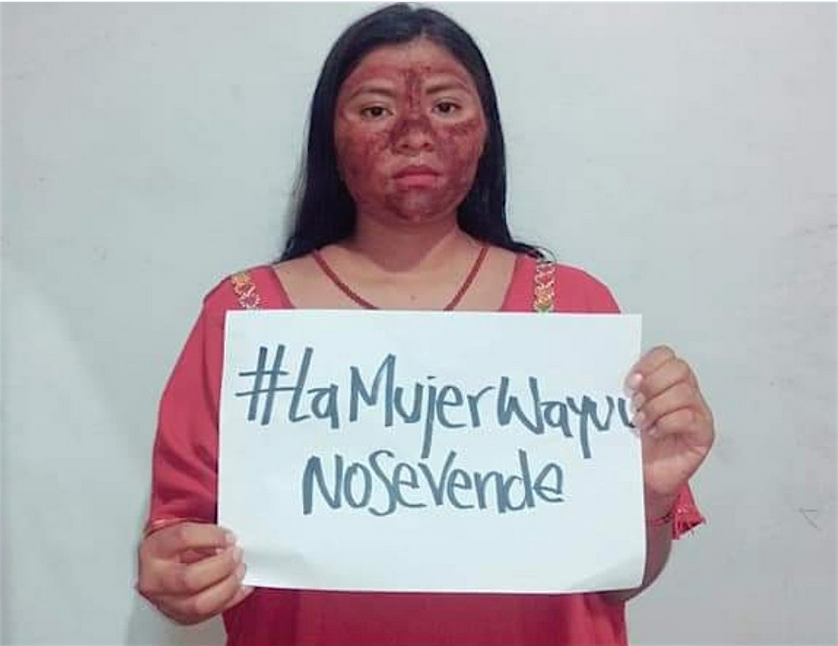 Mujeres wayúu protestan ante la cultura patriarcal y machista de Colombia