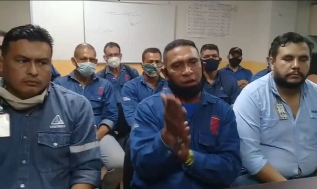 Trabajadores de varias empresas de Guayana en rueda de prensa