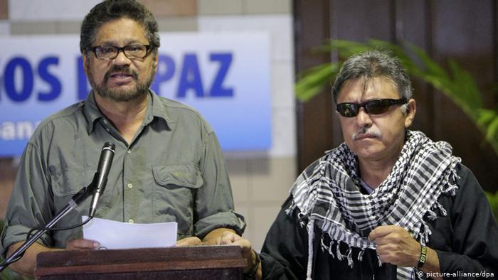 Iván Márquez y Jesús Santrich