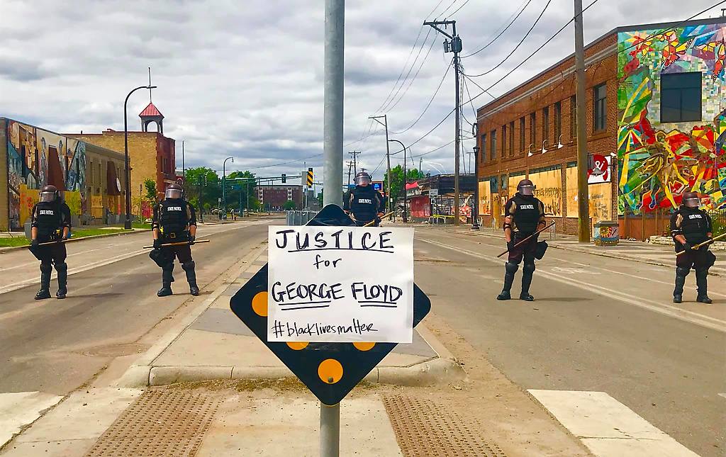 Protestas en Mineápolis tras el asesinato de George Floyd a manos de la policía
