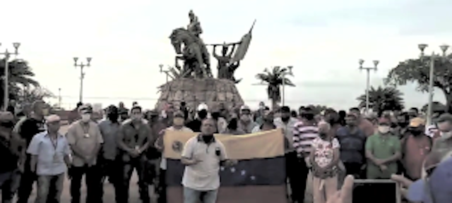 Trabajadores petroleros manifiestan en el estado Zulia