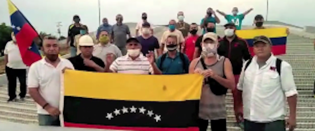 Trabajadores petroleros jubilados, activos y sobrevivientes manifiestan en el estado Zulia