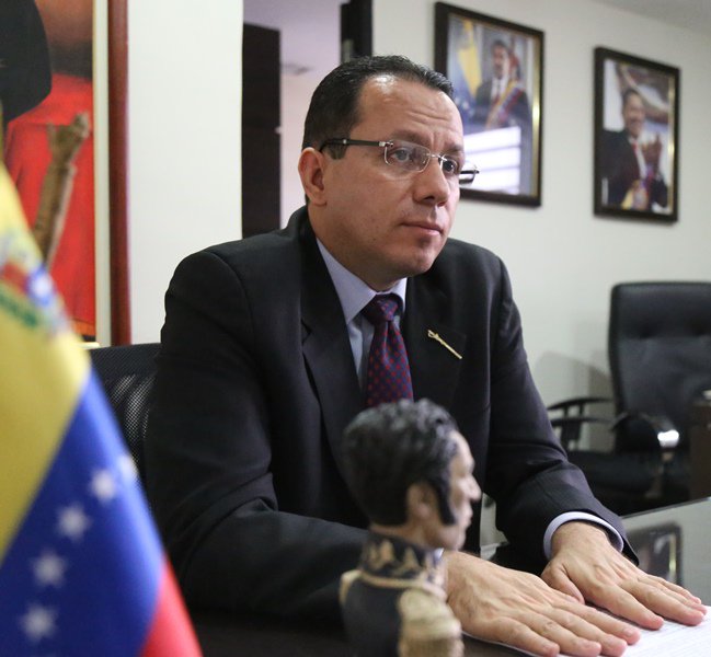 Alexander Yánez, viceministro para Temas Multilaterales del Ministerio del Poder Popular para Relaciones Exteriores.