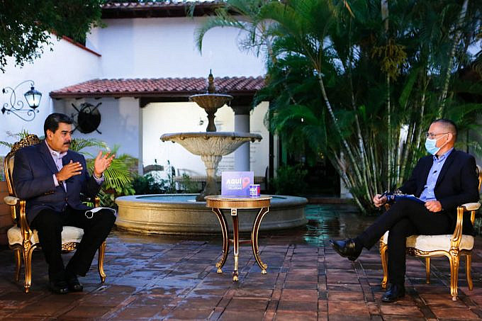 El Presidente Maduro en entrevista con Ernesto Villegas.