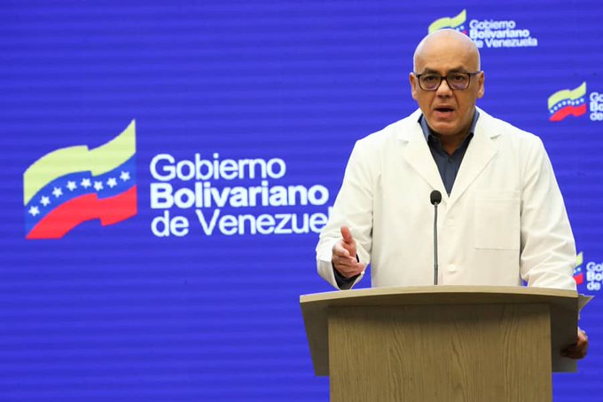 El Ministro de Comunicación e Información, Jorge Rodríguez