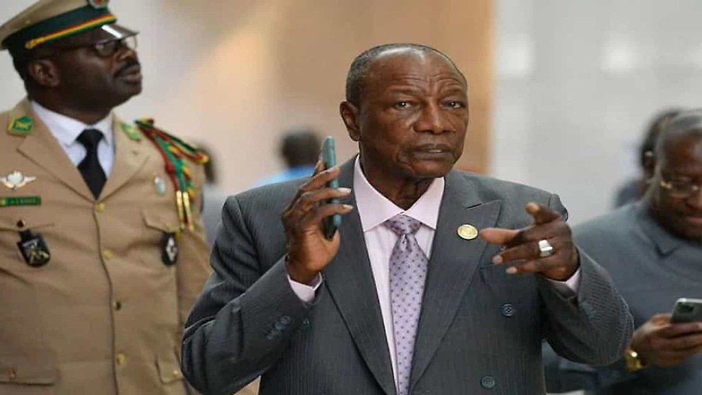 Alpha Condé, presidente de Guinea