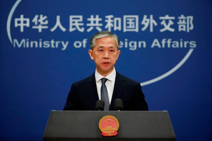 El portavoz del Ministerio de Asuntos Exteriores chino, Wang Wenbin