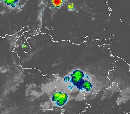 Imagen satelital estado del tiempo 5  de septiembre Venezuela