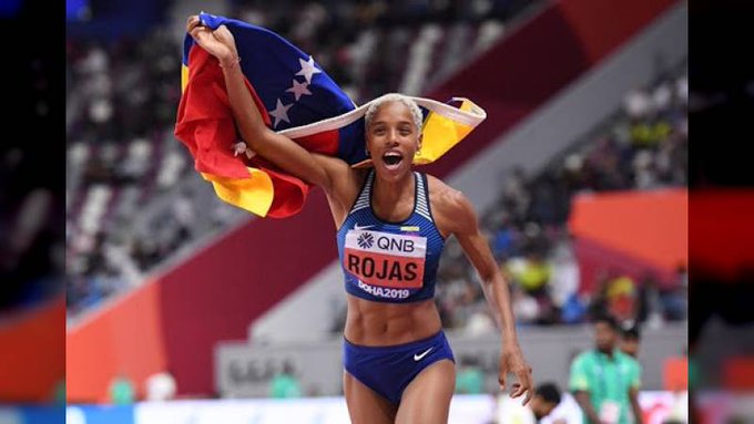 La atleta venezolana, Yulimar Rojas