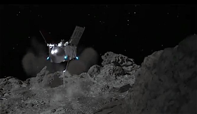 Imágenes del asteroide Bennu tomadas por la sonda espacial Osiris-Rex