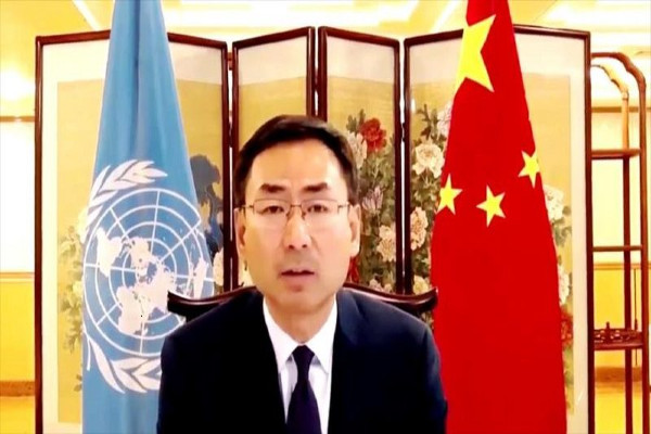 Geng Shuang, representante permanente adjunto de la República Popular China ante la Organización de las Naciones Unidas (ONU).