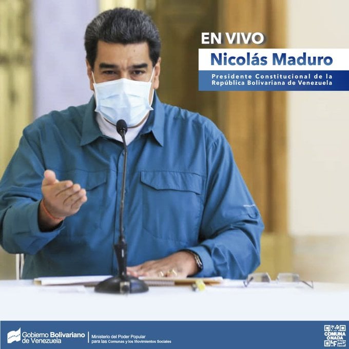 Presidente Maduro denunció este jueves que Facebook censuró tres de sus publicaciones sobre la molécula venezolana DR10