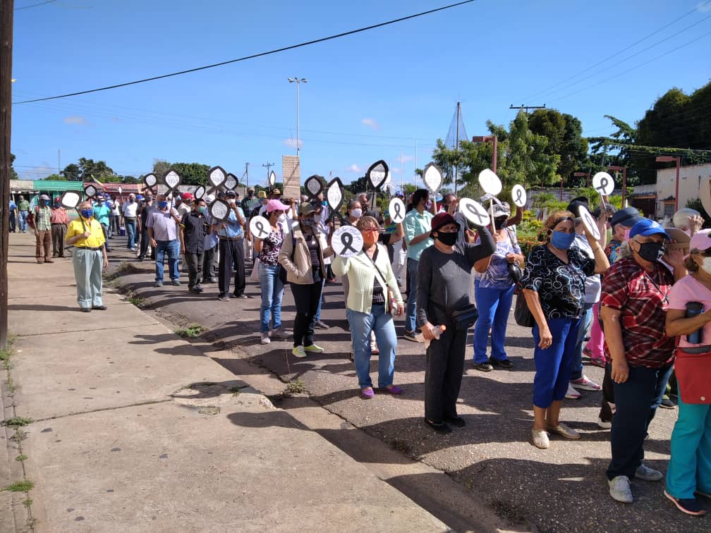 Protesta de jubilados en Anzoategui