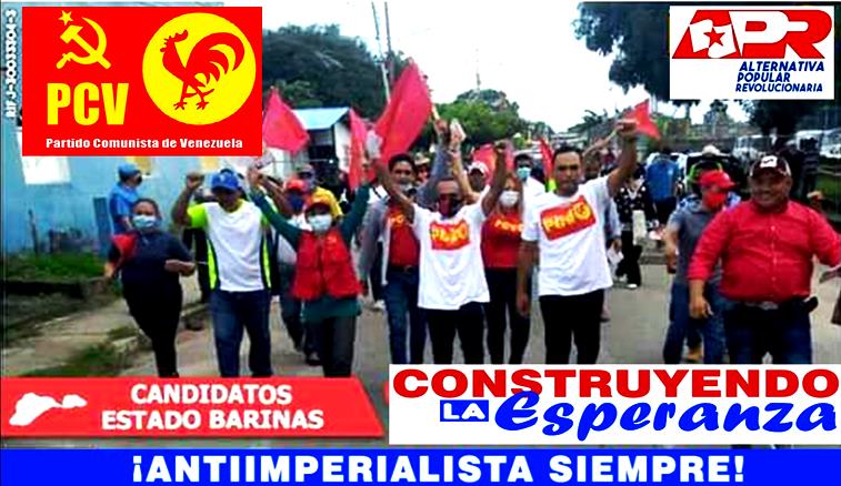 Candidatos y Pueblo recorriendo la Urbanización José Antonio Páez en Barinas