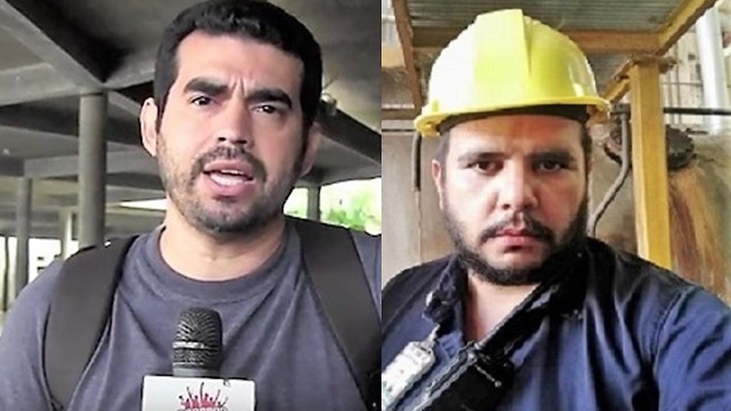 Gustavo Martinez, dirigente obrero de MS y Jean Mendoza, trabajador maderero de la región de Guayana, fueron ponentes del Video-Foro sobre "El Salario y las Luchas de los Trabajadores"