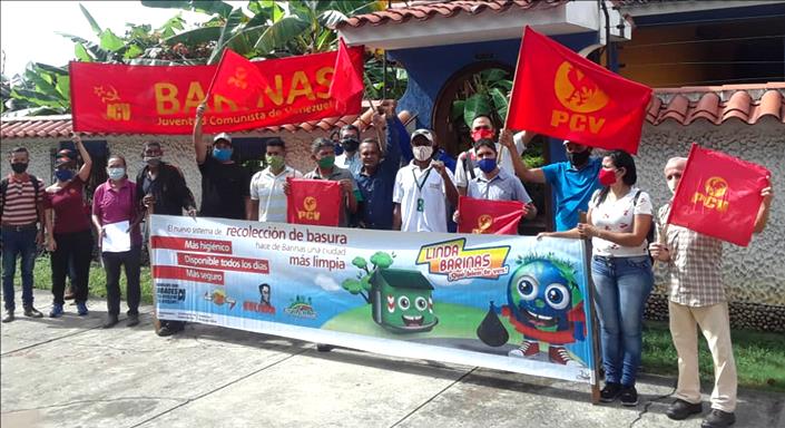 Trabajadores barineses protestaron frente a la sede de la Inspectoría del Trabajo