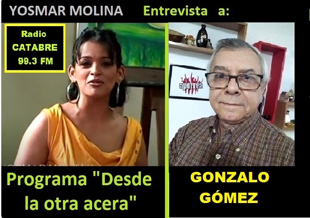 Gonzalo Gómez, de Marea Socialista entrevistado por Yosmar Molina, de la radio comunitaria y popular barinesa, Catabre 99.3 FM