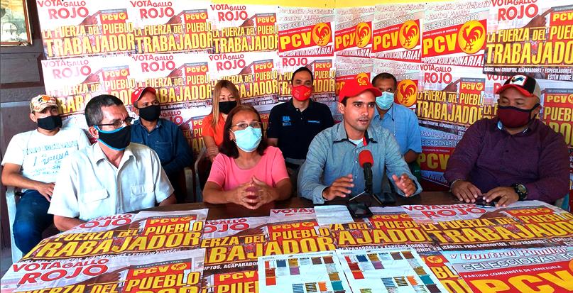 Alejandro Linares, candidato voto lista por el PCV en Barinas