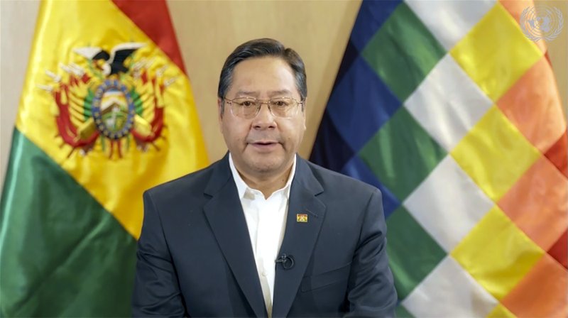 El presidente de Bolivia, Luis Arce