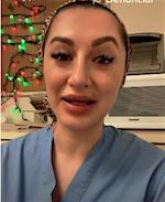 Enfermera llora por falta de insumos y colapso en hospital en California