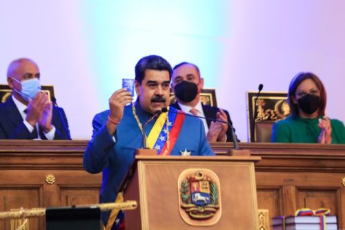 El presidente, Nicolás Maduro