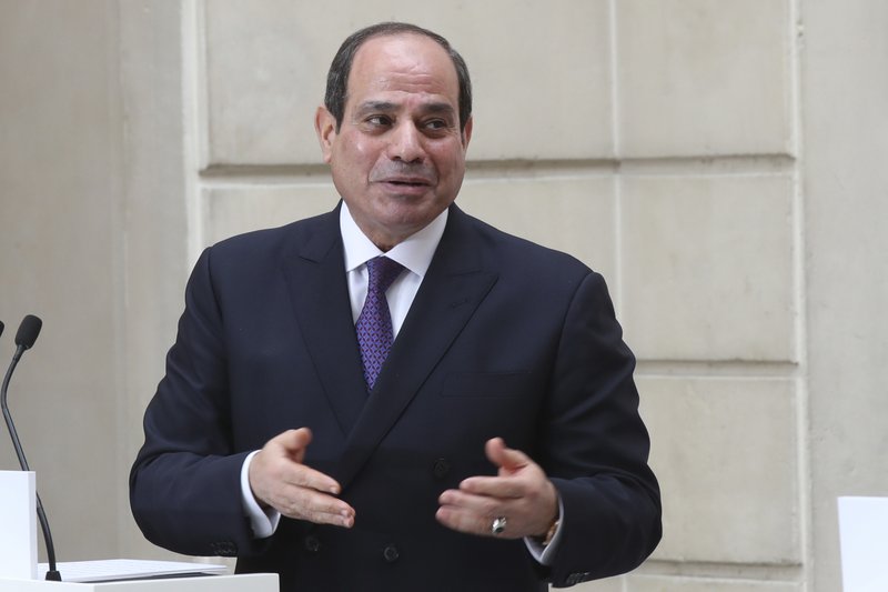 El presidente egipcio, Abdul Fatá El Sisi
