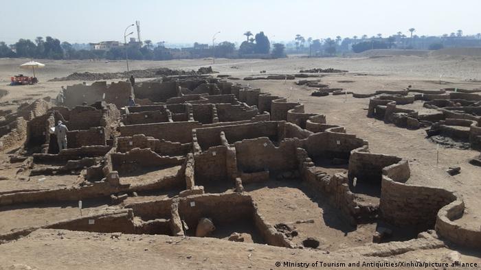 "Ciudad dorada perdida" en Luxor, Egipto