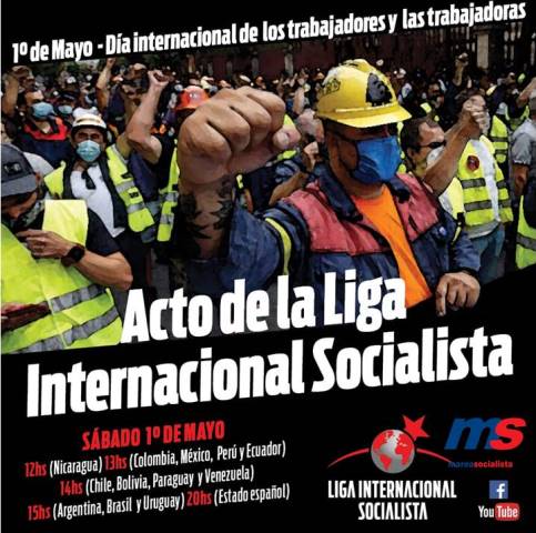 Acto Liga Internacional Socialista 1 de mayo 2021