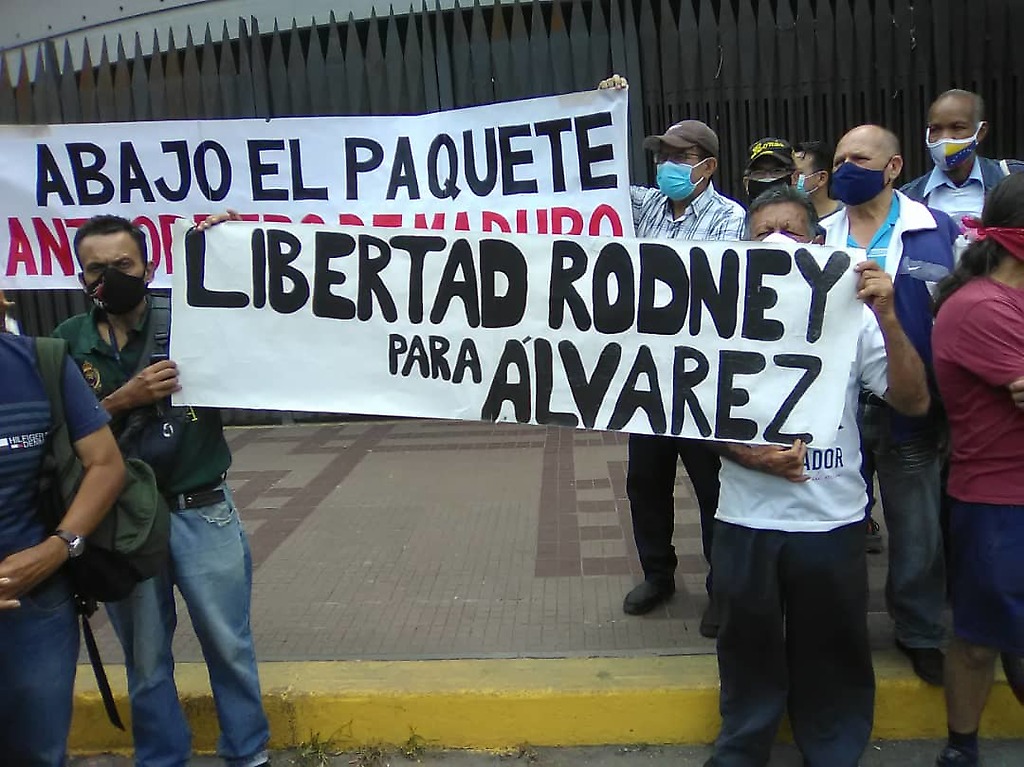 Concentración de solidaridad con Rodney Alvarez 2
