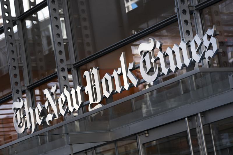 Fachada del edificio del New York Times en Nueva York