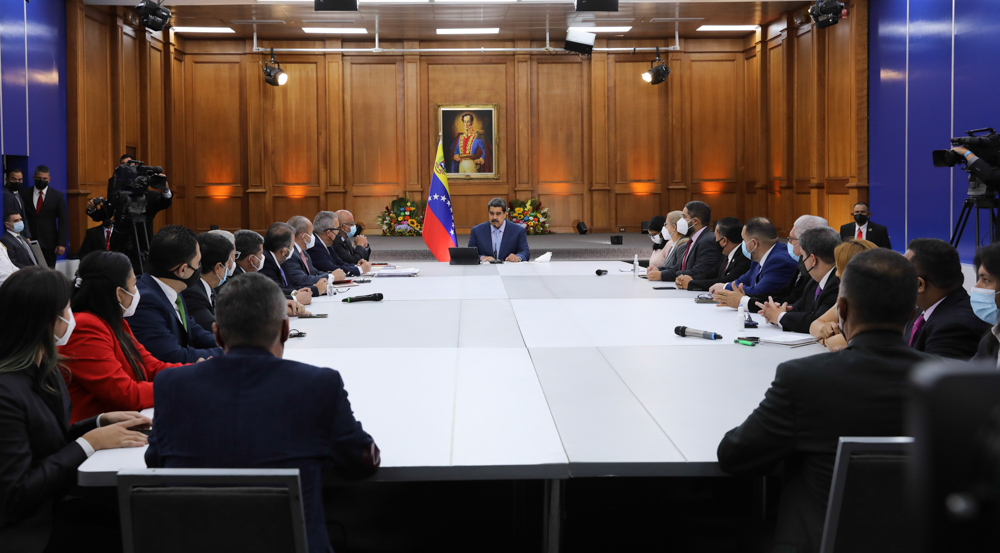 Reunión del presidente Maduro con la Comisión Especial de Diálogo, Paz y Reconciliación de la Asamblea Nacional