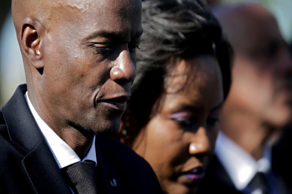 Presidente de Haití, Jovenel Moïse, junto a su esposa Martine Moïse