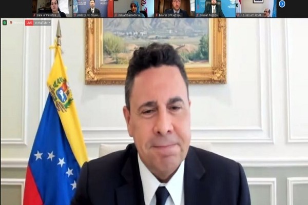 El embajador de Venezuela ante las Naciones Unidas (ONU), Samuel Moncada.