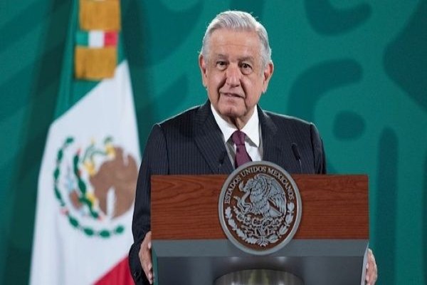 El presidente de México Andrés Manuel López Obrador.