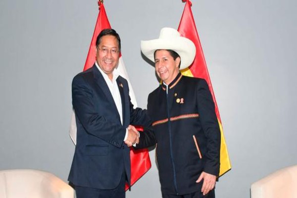Los presidentes de Bolivia y Perú.