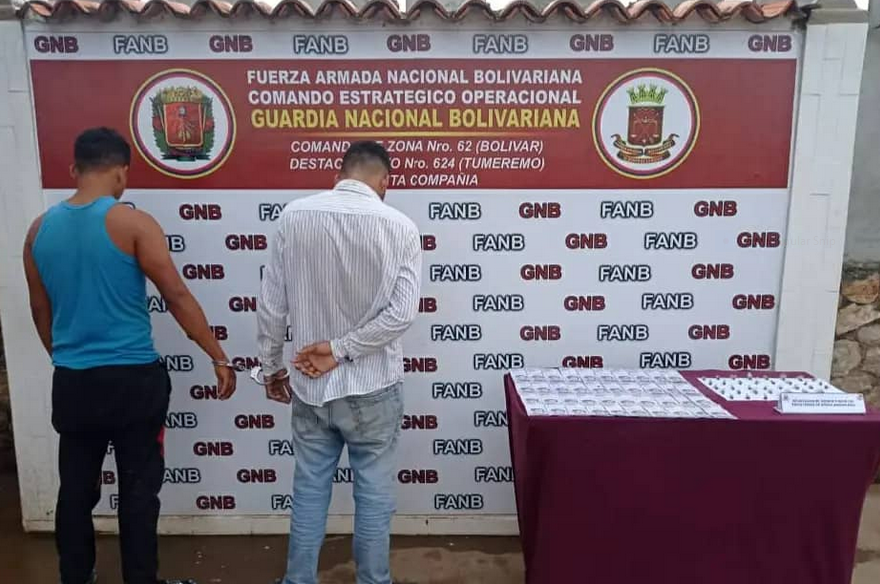 GNB capturó a tres personas por en el estado Bolívar