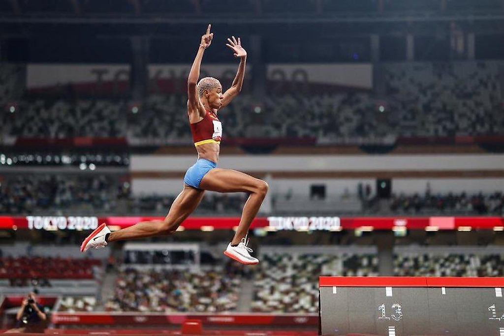 Yulimar Rojas rompió el récord olímpico y mundial en Triple Salto Femenino en las Olimpiadas de Tokio 2020