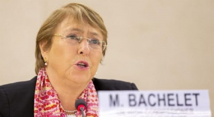 La Alta Representante de la ONU para los Derechos Humanos, Michelle Bachelete