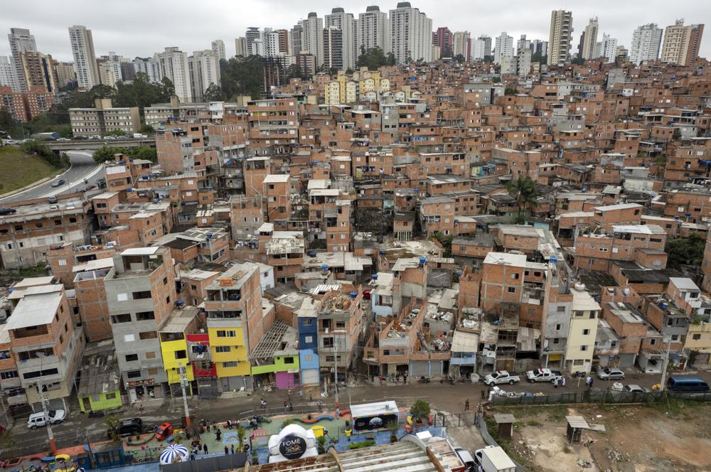 La favela de Paraisopolis en Sao Paulo, Brasil, el 16/9/2021