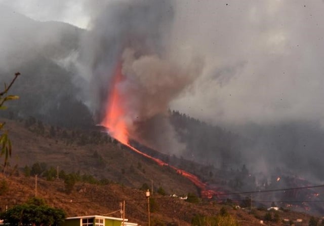 Erupción Volcánica en las Canarias