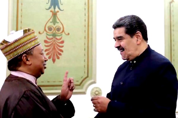 El Presidente Nicolás Maduro Moros dio la bienvenida en el Palacio de Miraflores, al Secretario General de la Organización de Países Exportadores de Petróleo (OPEP), Mohammad Barkindo.