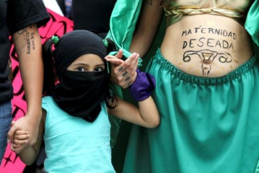 Manifestación a favor de legalizar el aborto en México, el 28 de septiembre de 2020 en Guadalajara